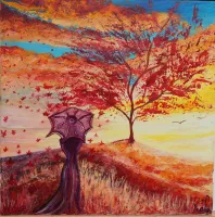 Contemplation orange